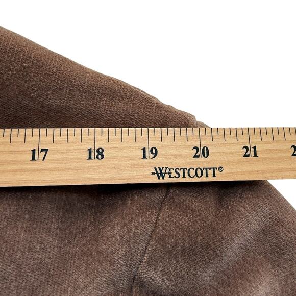 VTG 70s Fort Dodge Ranch Jacket Mens L Brown Sherpa Lining Western Boho Indie - Picture 7 of 10